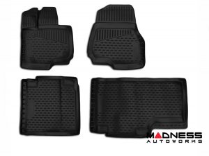 Ford F-150 Floor Liners - 3D Molded - Front and Rear - Crew Cab